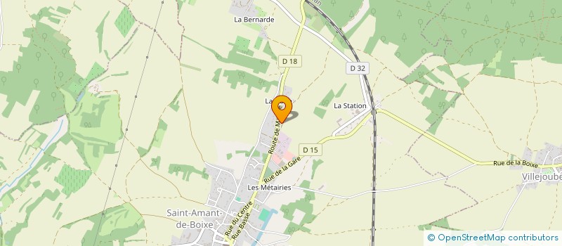 localisation de l'entreprise MONSIEUR JEAN-CLEMENT CHANGEUR  SAINT-AMANT-DE-BOIXE