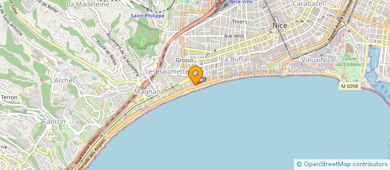 localisation de l'entreprise MONSIEUR JEAN CLEMENT WATTEBLED  NICE