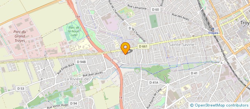 localisation de l'entreprise MONSIEUR JEAN CLEMONT  SAINTE-SAVINE