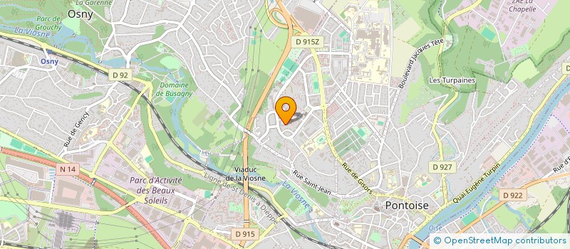 localisation de l'entreprise MONSIEUR JEAN CLENICE SIDELE à PONTOISE