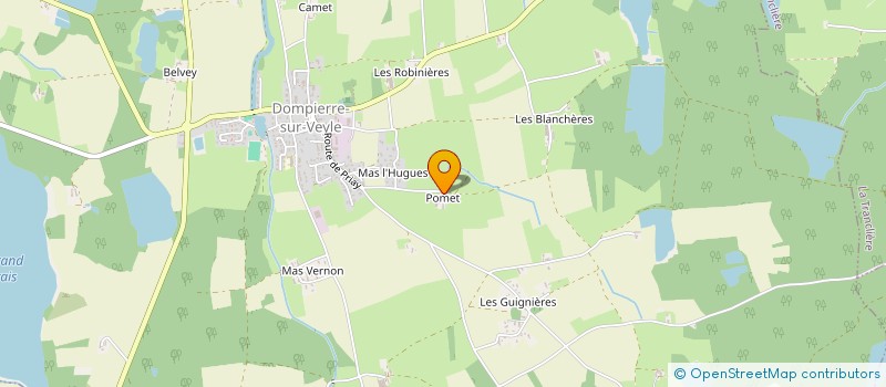 localisation de l'entreprise MONSIEUR JEAN CLERC à DOMPIERRE-SUR-VEYLE