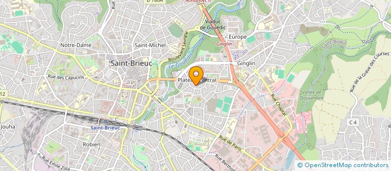 localisation de l'entreprise MONSIEUR JEAN CLERET à SAINT-BRIEUC