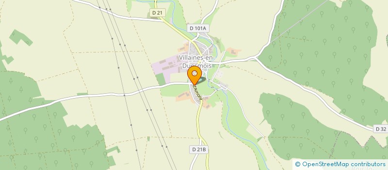 localisation de l'entreprise MONSIEUR JEAN CLERGET à VILLAINES-EN-DUESMOIS