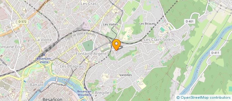 localisation de l'entreprise MONSIEUR JEAN CLERGET à BESANCON