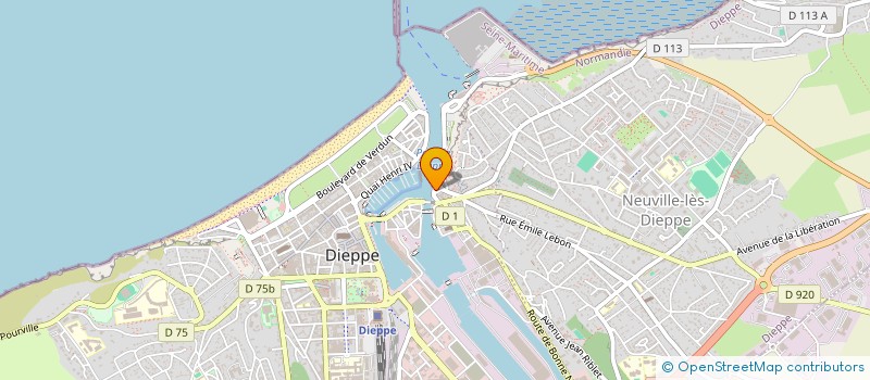 localisation de l'entreprise MONSIEUR JEAN-CLET ARHAN à DIEPPE