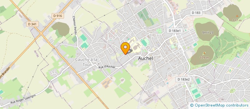 localisation de l'entreprise MONSIEUR JEAN CLEYS  AUCHEL