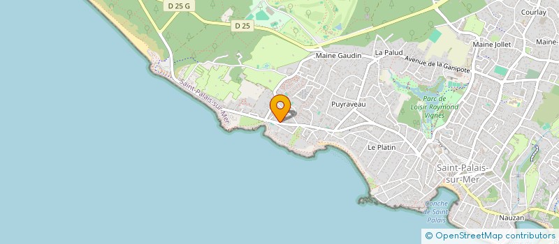 localisation de l'entreprise MONSIEUR JEAN CLION  SAINT-PALAIS-SUR-MER