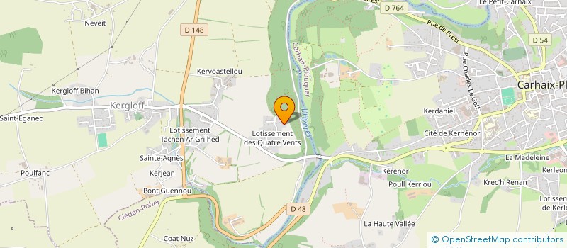 localisation de l'entreprise MONSIEUR JEAN CLOAREC à KERGLOFF