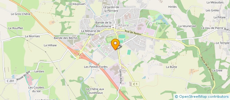 localisation de l'entreprise MONSIEUR JEAN CLODIC à ALLAIRE