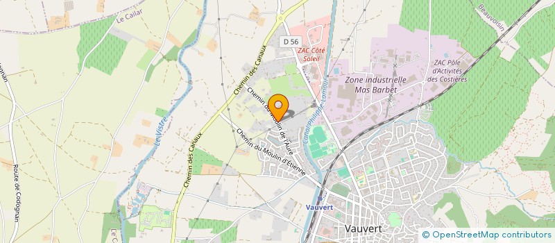 localisation de l'entreprise MONSIEUR JEAN CLOPEZ  VAUVERT