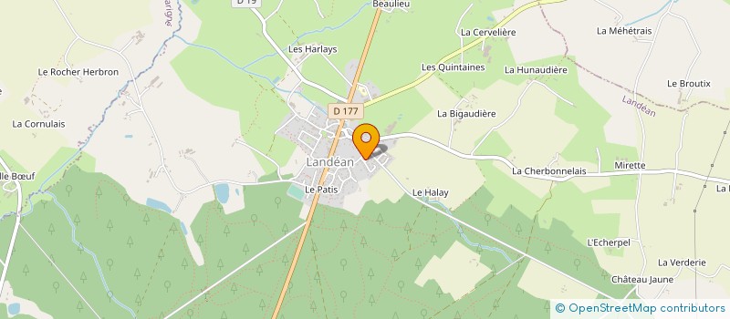 localisation de l'entreprise MONSIEUR JEAN CLOSSAIS  LANDEAN