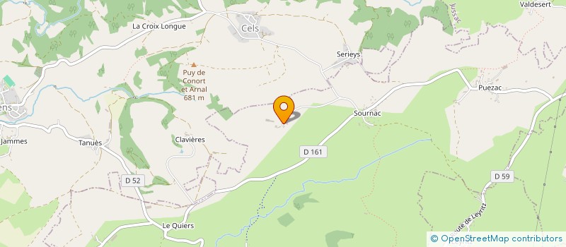 localisation de l'entreprise MONSIEUR JEAN CLUSE à TEISSIERES-DE-CORNET