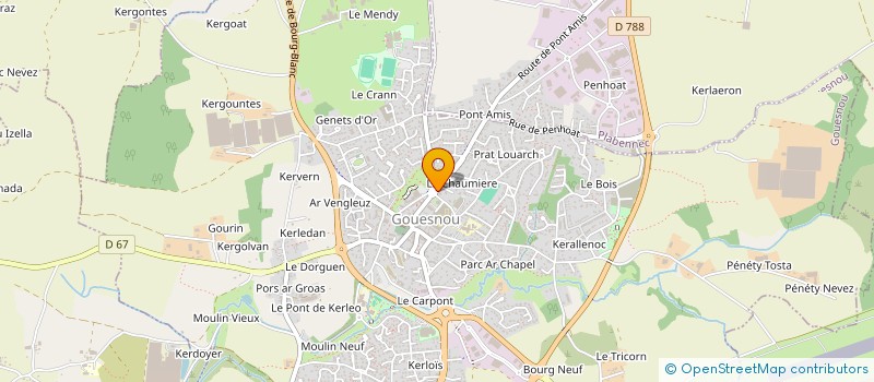 localisation de l'entreprise MONSIEUR JEAN COAT à GOUESNOU