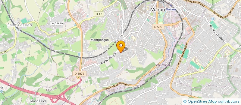 localisation de l'entreprise MONSIEUR JEAN COBLENTZ à VOIRON