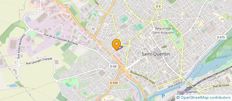 localisation de l'entreprise MONSIEUR JEAN COCTEAU à SAINT-QUENTIN