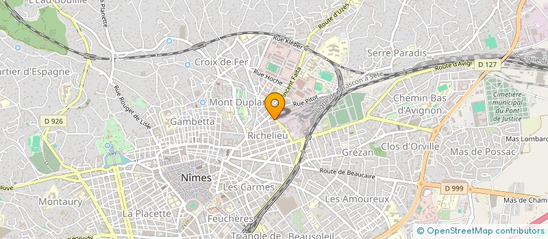localisation de l'entreprise MONSIEUR JEAN CODEMO à NIMES