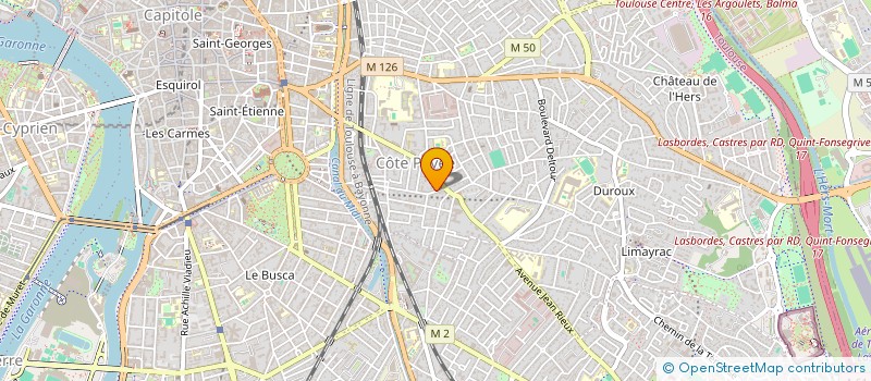 localisation de l'entreprise MONSIEUR JEAN CODOMIER à TOULOUSE