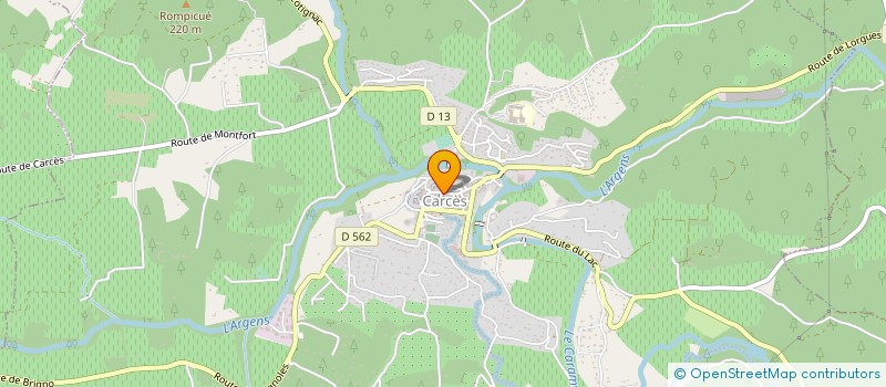 localisation de l'entreprise MONSIEUR JEAN CODOUL à CARCES