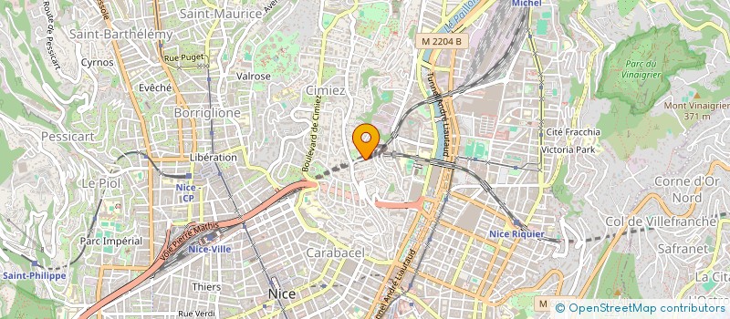 localisation de l'entreprise MONSIEUR JEAN COFFIGNEAU  NICE