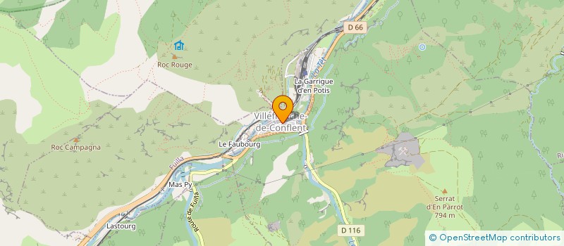 localisation de l'entreprise MONSIEUR JEAN COGNET à VILLEFRANCHE-DE-CONFLENT