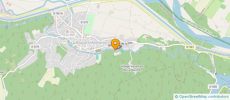 localisation de l'entreprise MONSIEUR JEAN COGNON  LA ROQUE-D'ANTHERON