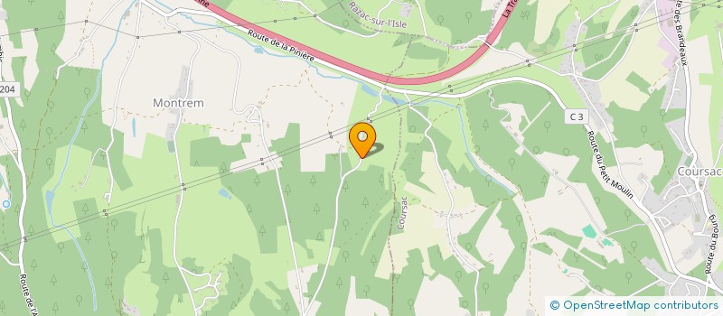 localisation de l'entreprise MONSIEUR JEAN COGONI  MONTREM