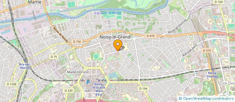 localisation de l'entreprise MONSIEUR JEAN COHEN à NOISY-LE-GRAND