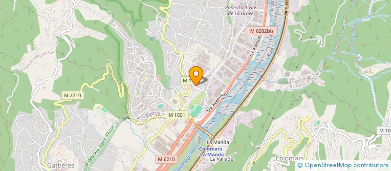 localisation de l'entreprise MONSIEUR JEAN COHENDET  CARROS