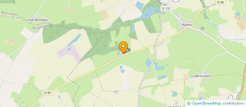 localisation de l'entreprise MONSIEUR JEAN COIFFARD  MAISONTIERS