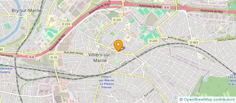 localisation de l'entreprise MONSIEUR JEAN COINDET à VILLIERS-SUR-MARNE
