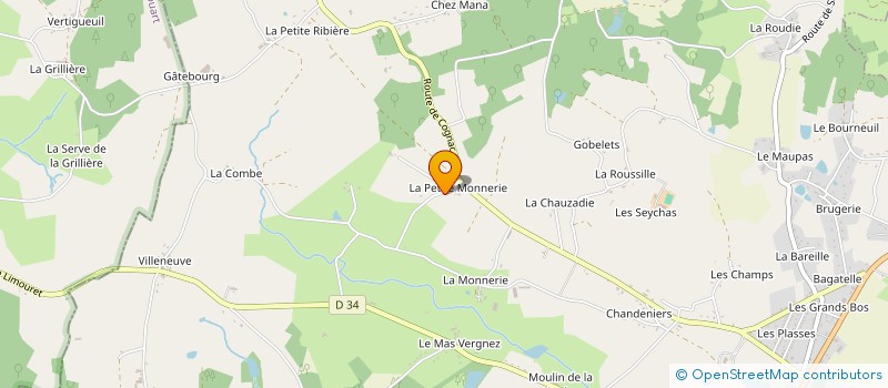 localisation de l'entreprise MONSIEUR JEAN COIRAUD à SEREILHAC