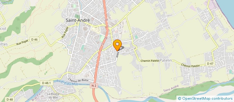 localisation de l'entreprise MONSIEUR JEAN COJONDEVELOU  SAINT-ANDRE