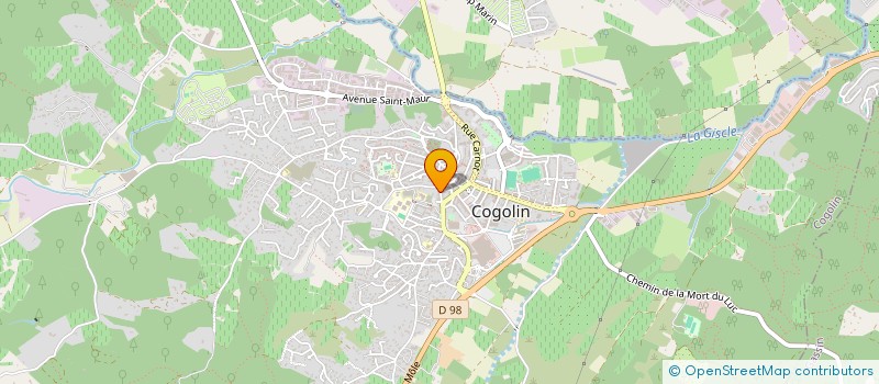 localisation de l'entreprise MONSIEUR JEAN COLIGNON à COGOLIN