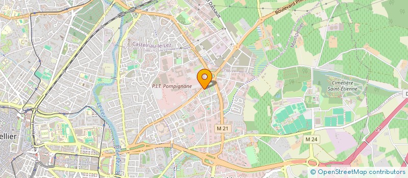 localisation de l'entreprise MONSIEUR JEAN COLIN à MONTPELLIER