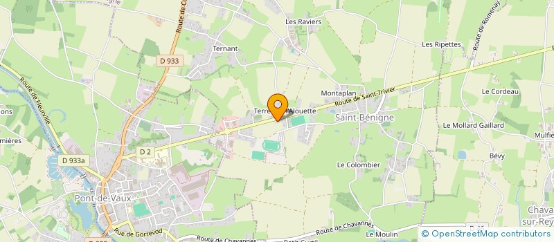 localisation de l'entreprise MONSIEUR JEAN COLIN à SAINT-BENIGNE