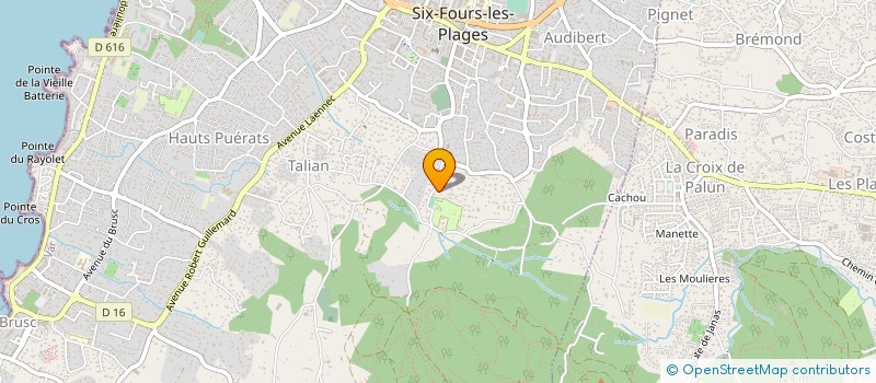localisation de l'entreprise MONSIEUR JEAN COLIN à SIX-FOURS-LES-PLAGES
