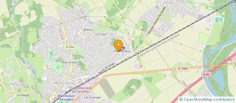localisation de l'entreprise MONSIEUR JEAN COLLET à MEXIMIEUX