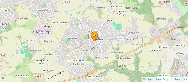 localisation de l'entreprise MONSIEUR JEAN COLLETER à PLOUZANE