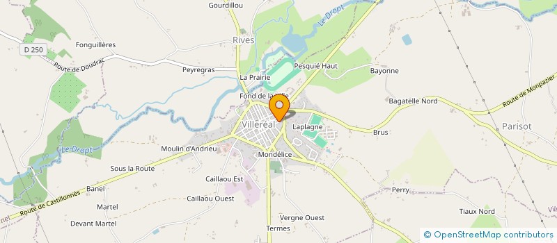 localisation de l'entreprise MONSIEUR JEAN COLLIANDRE  SAINT-EUTROPE-DE-BORN