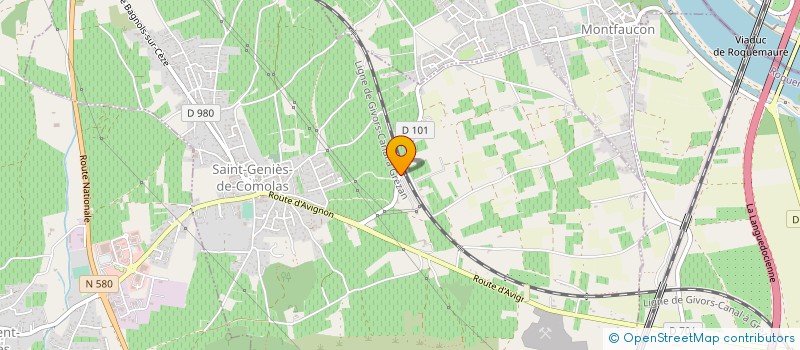 localisation de l'entreprise MONSIEUR JEAN COLLIN à SAINT-GENIES-DE-COMOLAS
