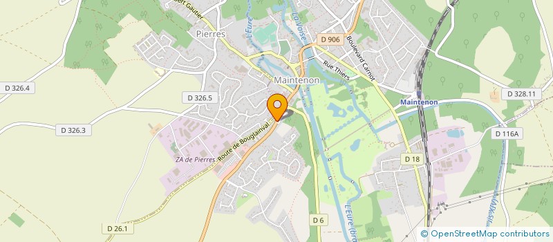 localisation de l'entreprise MONSIEUR JEAN COLLOMB à MAINTENON