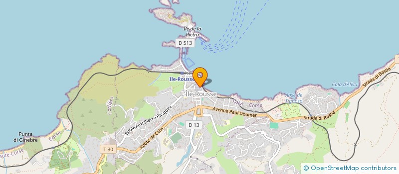 localisation de l'entreprise MONSIEUR JEAN COLOMBANI à L'ILE ROUSSE