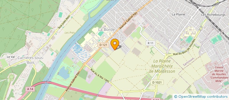 localisation de l'entreprise MONSIEUR JEAN COLOMBUS  MONTESSON