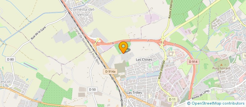localisation de l'entreprise MONSIEUR JEAN COLOME  ELNE