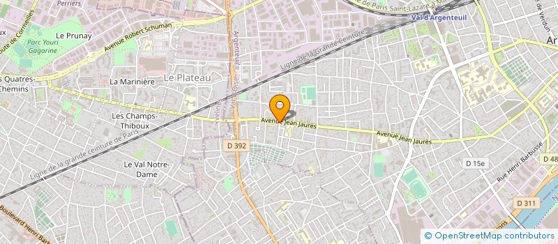 localisation de l'entreprise MONSIEUR JEAN COMANESCU à ARGENTEUIL