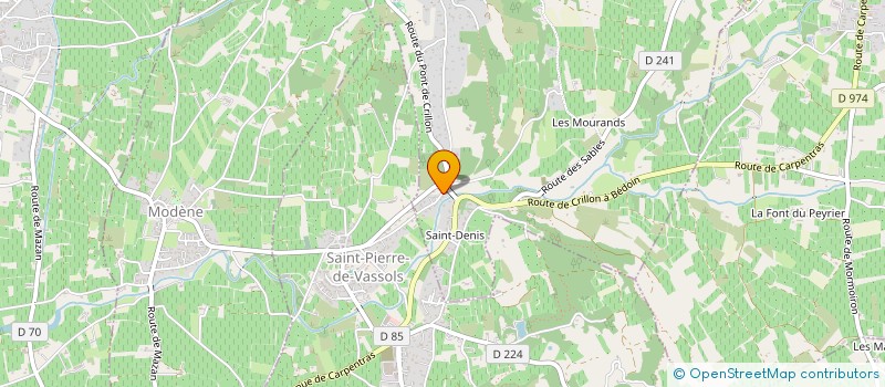 localisation de l'entreprise MONSIEUR JEAN COMBEL  CRILLON-LE-BRAVE