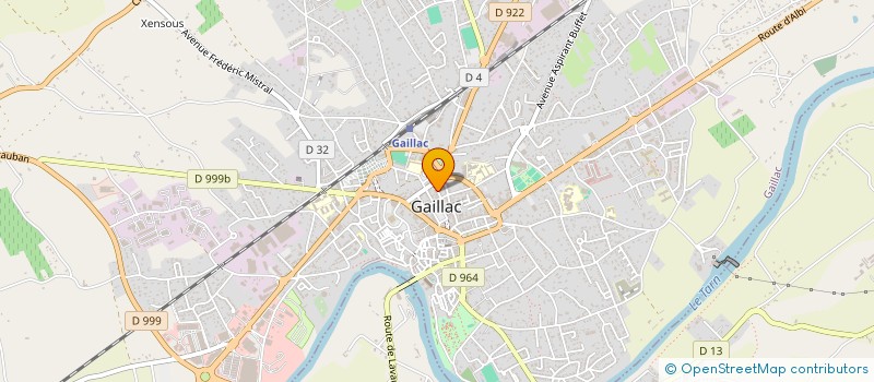 localisation de l'entreprise MONSIEUR JEAN COMBES  GAILLAC