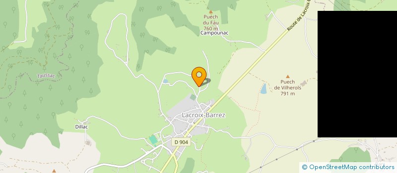 localisation de l'entreprise MONSIEUR JEAN COMBOURIEU  MUR-DE-BARREZ