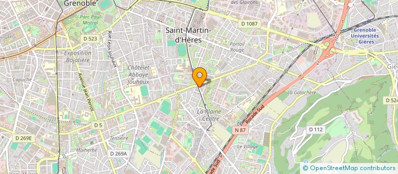 localisation de l'entreprise MONSIEUR JEAN-COME DUBESSET  SAINT-MARTIN-D'HERES