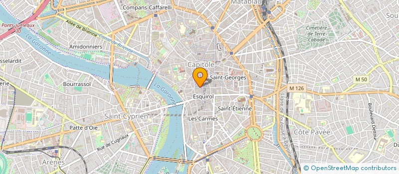 localisation de l'entreprise MONSIEUR JEAN-COME MAZIERE  TOULOUSE
